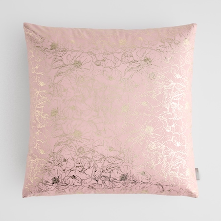 Poszewka Welwetowa Casinosis 45x45 cm z motywem kwiatowym