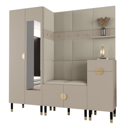 Garderoba do przedpokoju Abiks PALERMO 13 kaszmir+poso100