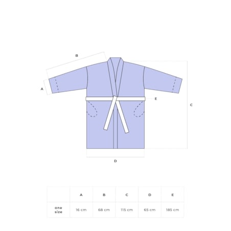 szlafrok z bawełną Polina