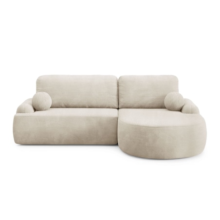 Zaokrąglony narożnik CLEO II z funkcją spania, wersja prawa, Poso 105