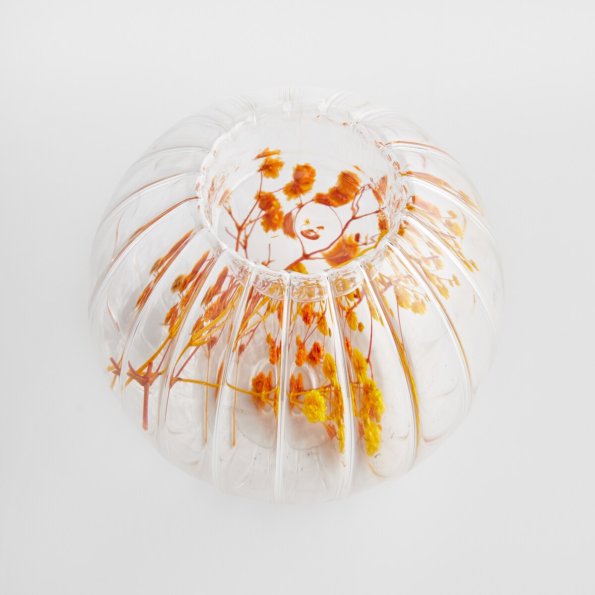 Świecznik Lumisa z motywem kwiatowym