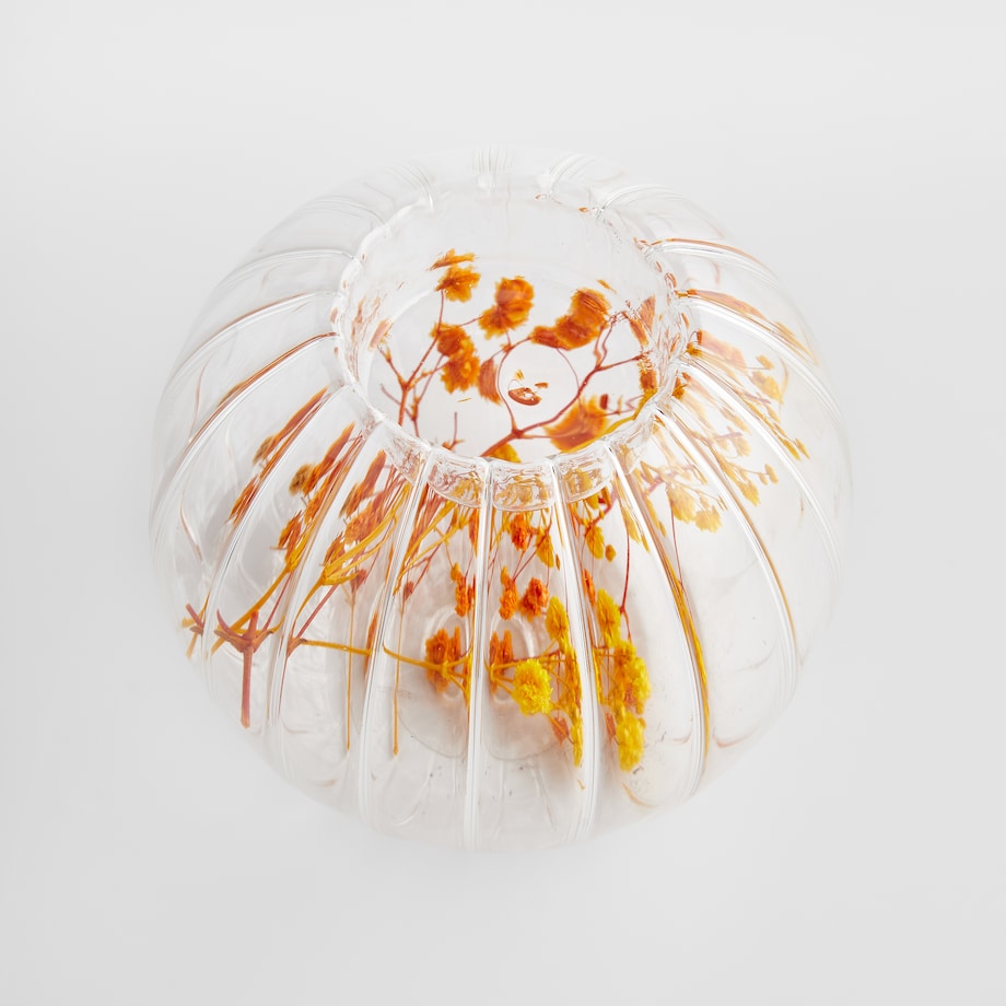 Świecznik Lumisa z motywem kwiatowym