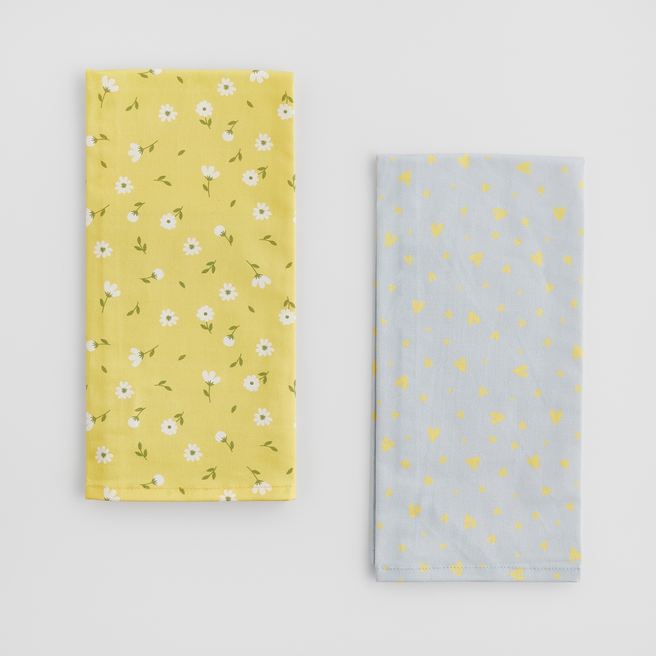 Komplet Ścierek Avis 45x65 cm z motywem serc