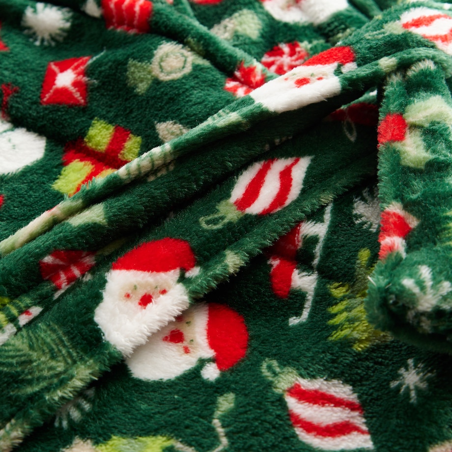 Szlafrok Festio z motywem mikołaja