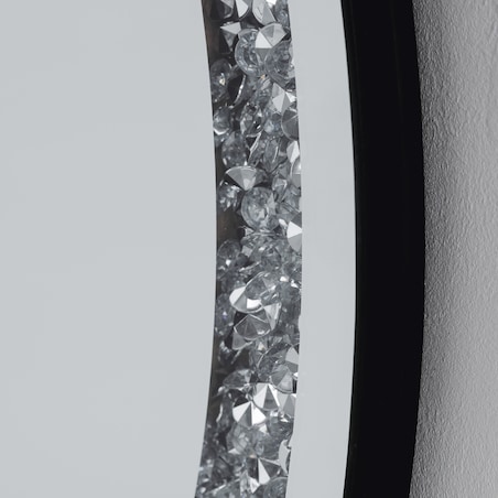 Okrągłe lustro z kryształkami selfirello 2 ø 60 cm