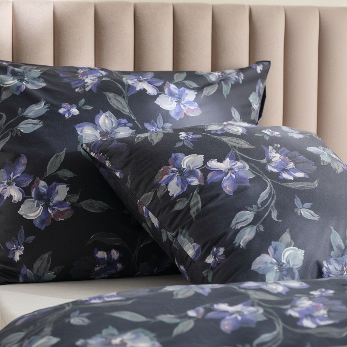 Pościel z bawełny satynowej Mondelia 200x220 cm z motywem kwiatowym