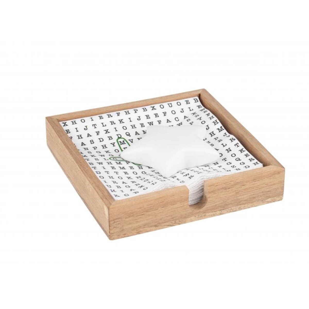 Serwetnik z obciążnikiem Gwiazda, 14.3x14.3cm, Reader