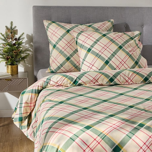 Komplet pościeli flanelowej Kreksito 200x220 cm z 2 poszewkami 70x80