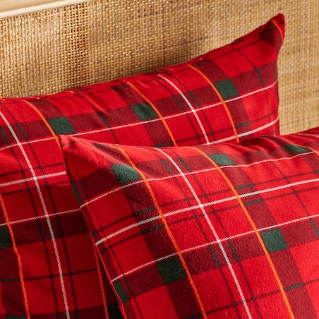 Pościel Flanelowa Coscaro 160x200 cm w kratę