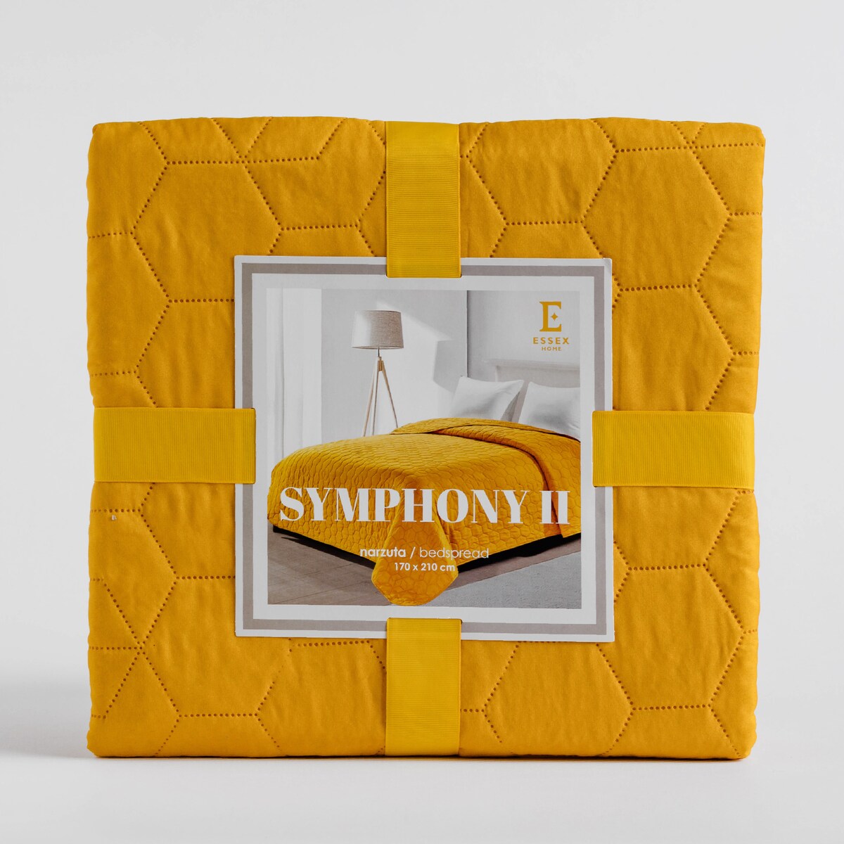 Jednokolorowa narzuta na łóżko Symphony II 170x210 cm