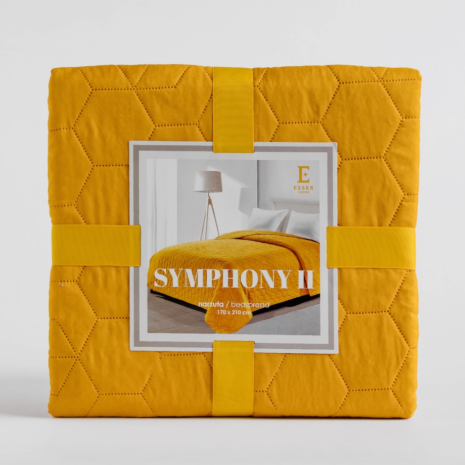 Jednokolorowa narzuta na łóżko Symphony II 170x210 cm