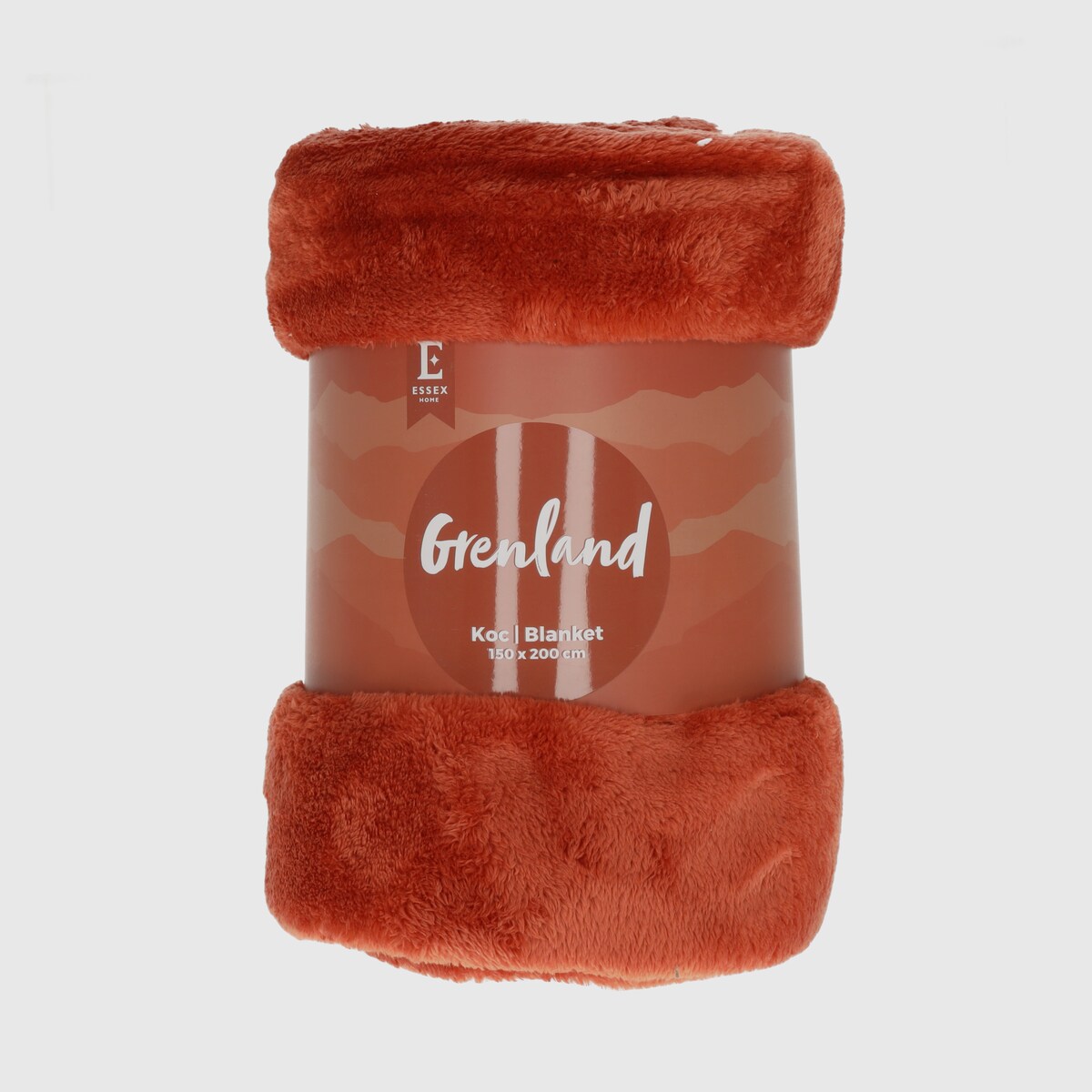 Jednokolorowy koc Grenland VII 150x200 cm