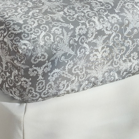 Prześcieradło z mikrofibry z gumką Chita 180x200 cm z motywem arabeski