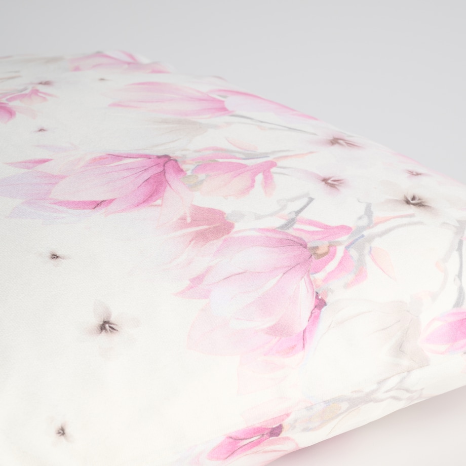 Poszewka z nadrukiem Fladis 45x45 cm z motywem kwiatowym