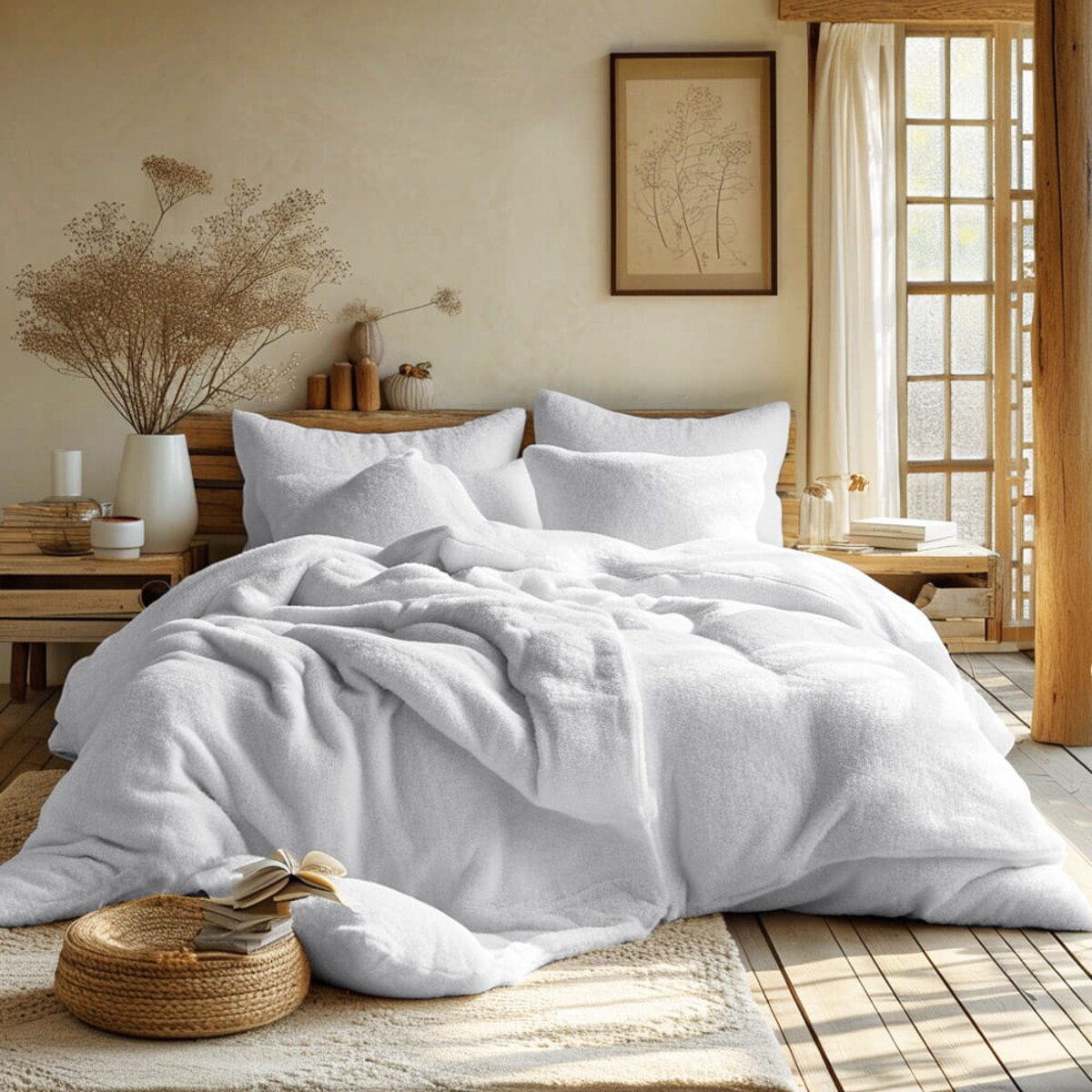 Pościel frotte 200x220 kolor biały