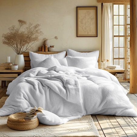 Pościel frotte 200x220 kolor biały