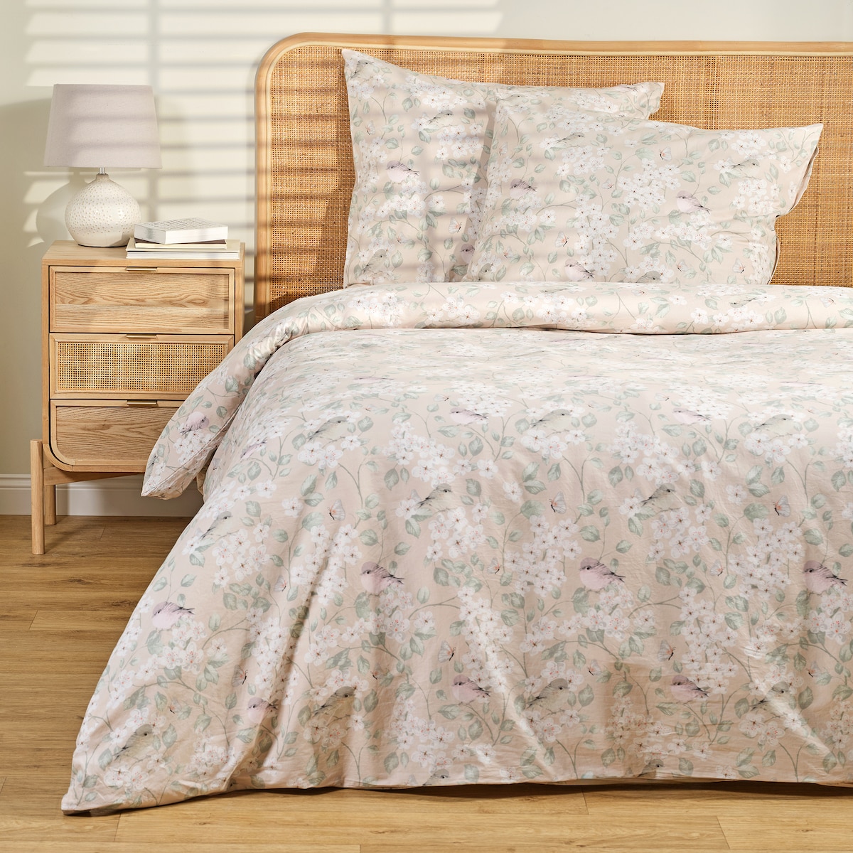 Pościel Bawełniana Gardos 200x220 cm z motywem kwiatowym