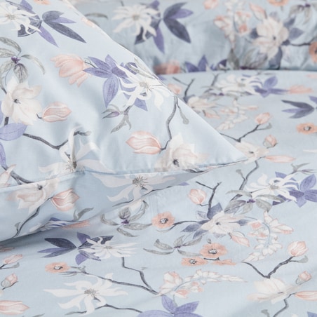 Pościel Bawełniana Morisa 160x200 cm z motywem kwiatowym