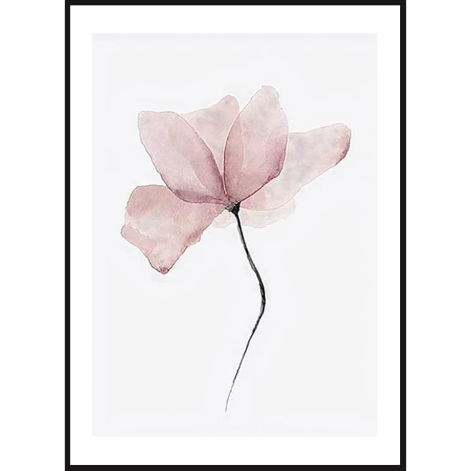 Poster Story, Plakat, Obraz - Różowa Magnolia, wymiary 30 x 42 cm
