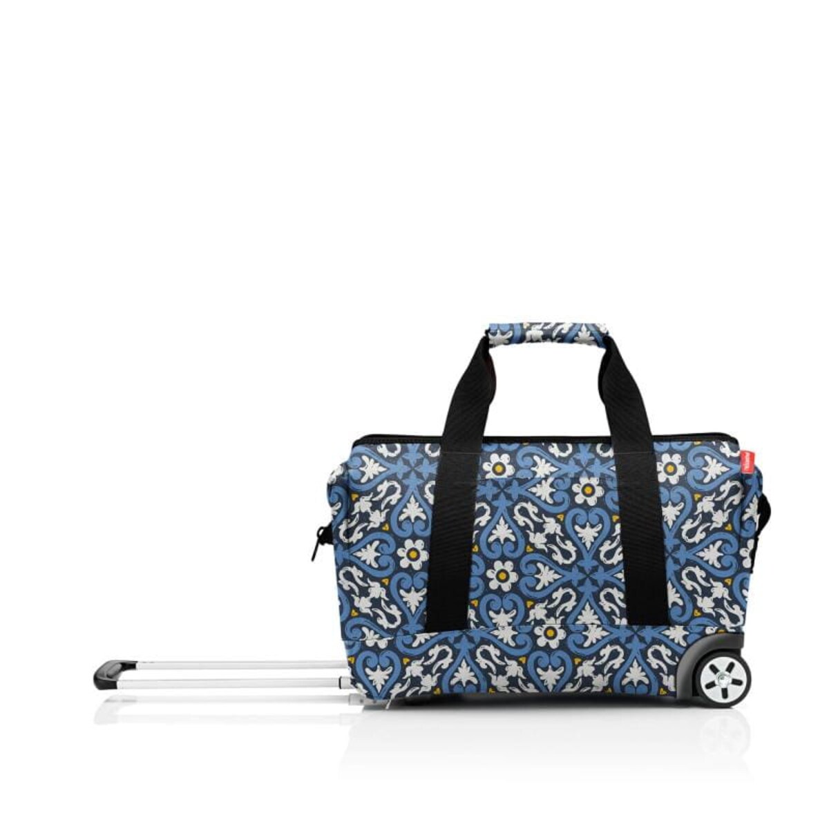Torba na kółkach allrounder trolley floral 1, poliester, 30l