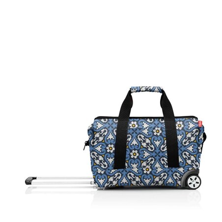 Torba na kółkach allrounder trolley floral 1, poliester, 30l