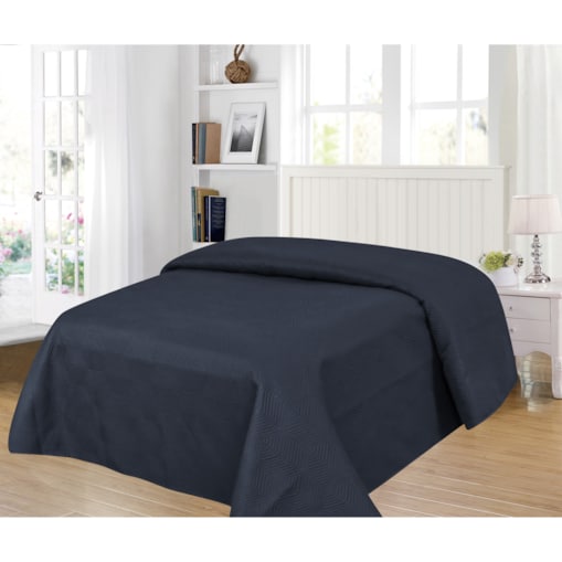 Jednokolorowa narzuta na łóżko Structural 200x220 cm