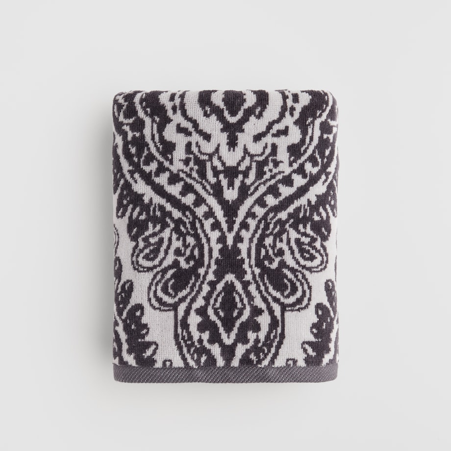 Ręcznik żakardowy Beskar 50x90 cm z motywem arabeski