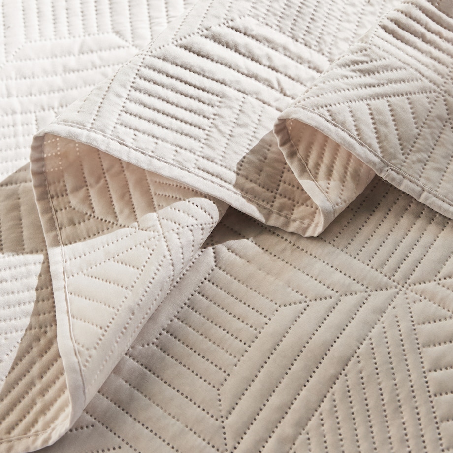 Jednokolorowa narzuta na łóżko Modern 170x210 cm