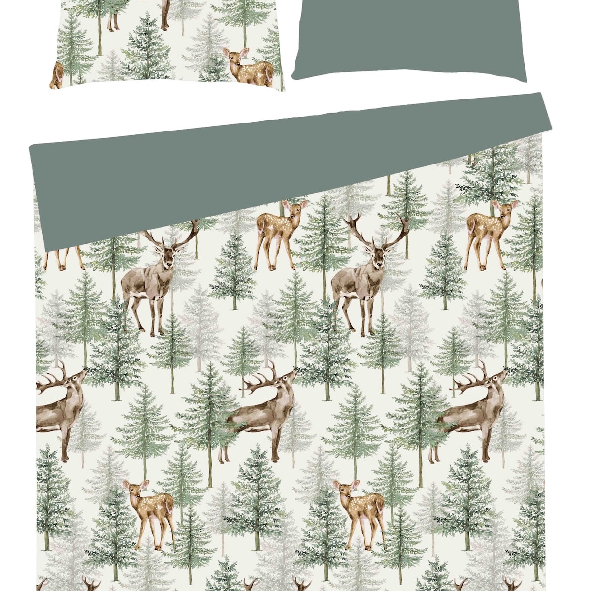 Pościel Bawełniana Rentier 200x220 cm