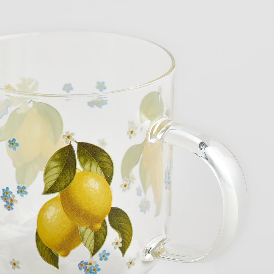 Szklanka Lemondi z motywem owocowym