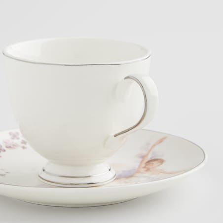 Filiżanka ze spodkiem z baletnicą Natalie