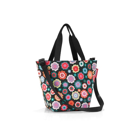 Torba shopper XS Happy Flowers - poliester, 4 l