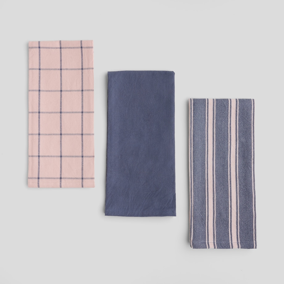 Komplet Ścierek Trio 40x60 cm w paski