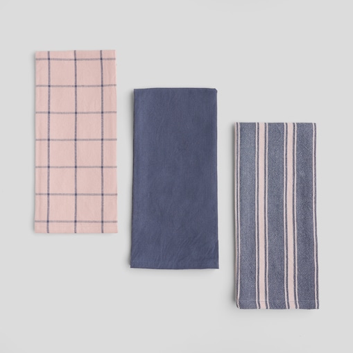 Komplet Ścierek Trio 40x60 cm w paski