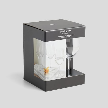 Komplet 4 kieliszków do wina ze szkła kryształowego