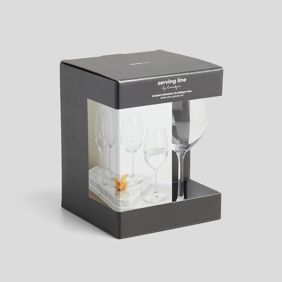 Komplet 4 kieliszków do wina ze szkła kryształowego