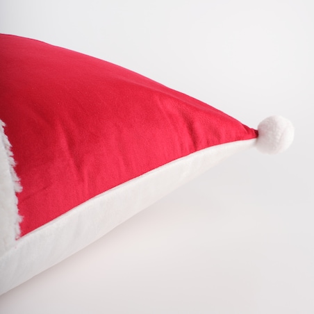 Poszewka Haftowana Clausy 45x45 cm z motywem mikołaja