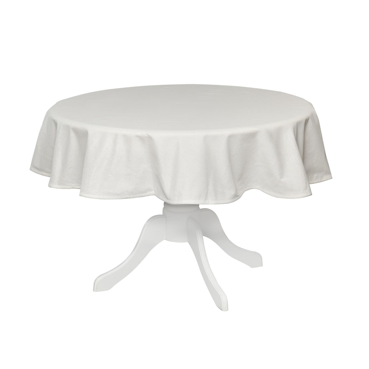 Okrągły Obrus Shiny Silverline – ⌀ 160 cm