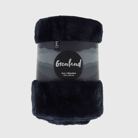 Jednokolorowy koc Grenland VII 200x220 cm