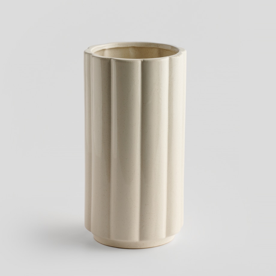 Wazon Ophelia z motywem geometrycznym