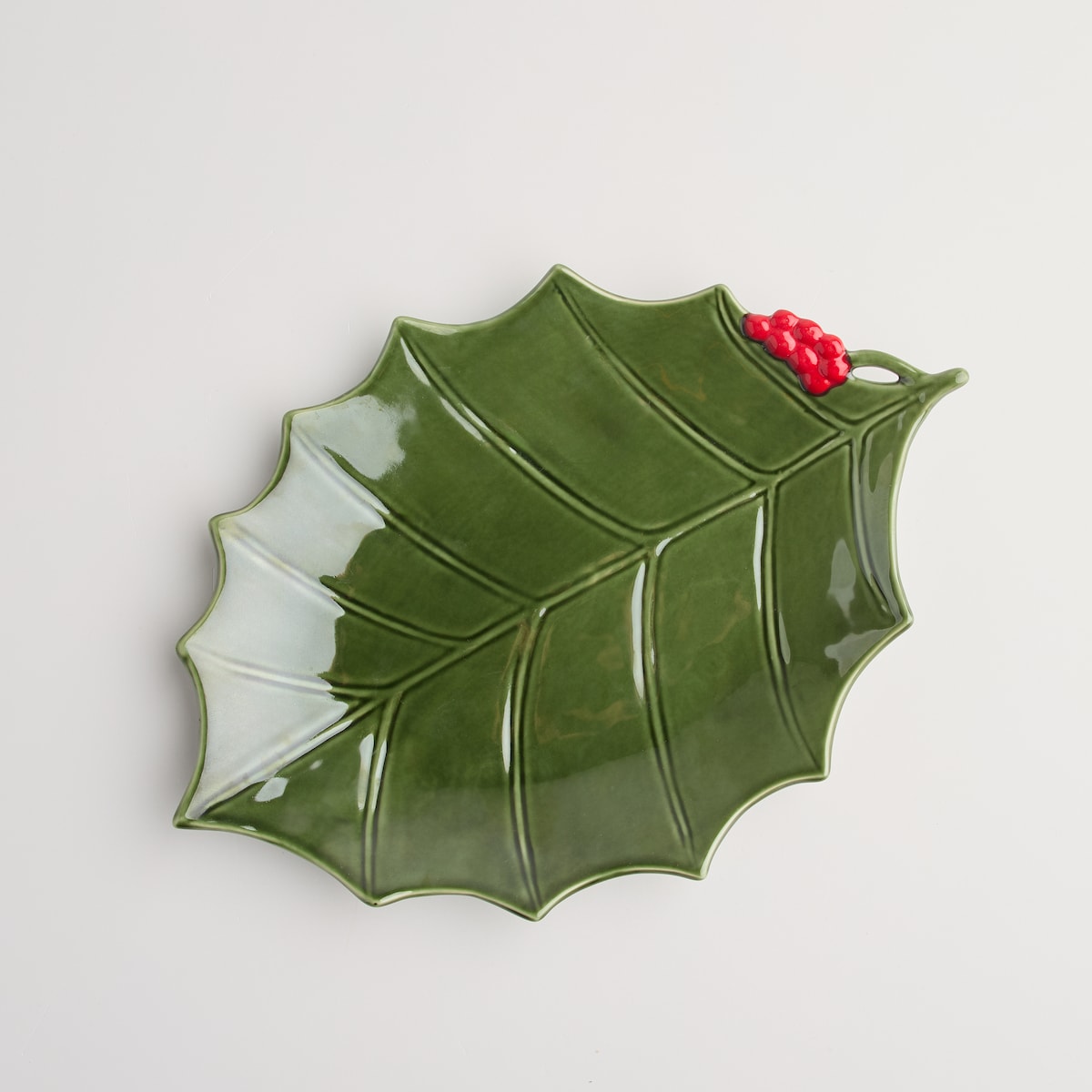 Patera Ilex z motywem roślinnym