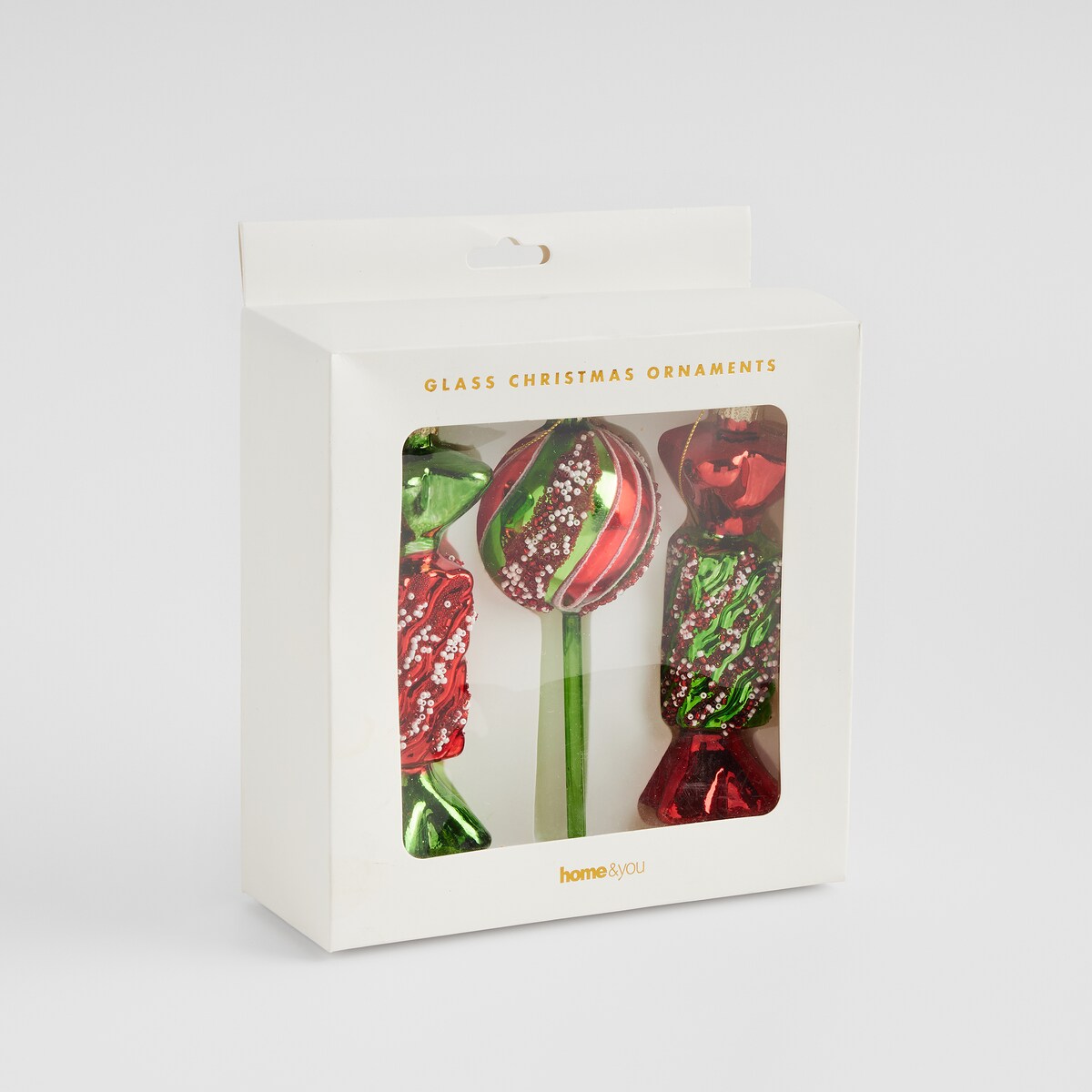 Komplet bombek szklanych Xmascandy