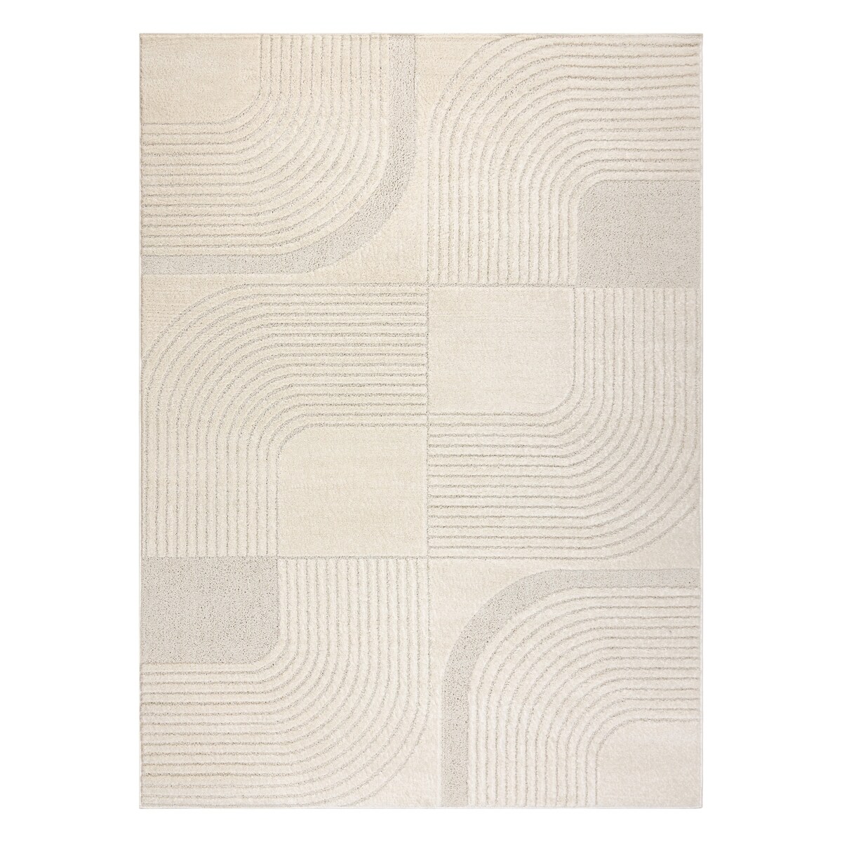 Dywan DUNE 8011 krem - Geometryczny, linie