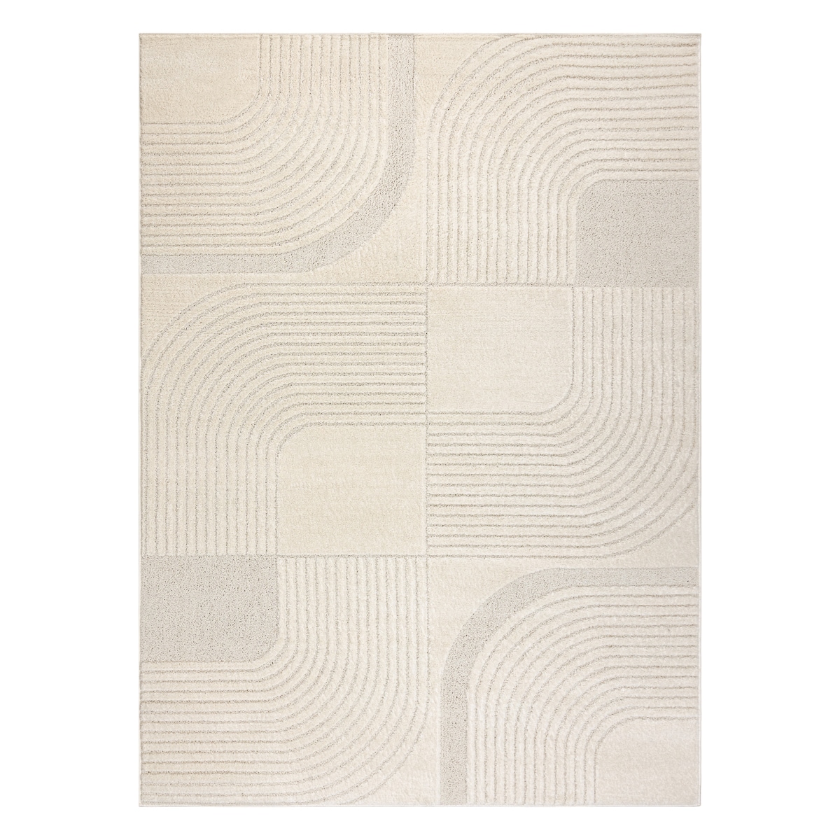 Dywan DUNE 8011 krem - Geometryczny, linie