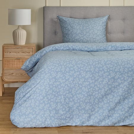 Pościel z bawełny satynowej Rosmarin 140x200 cm z motywem roślinnym