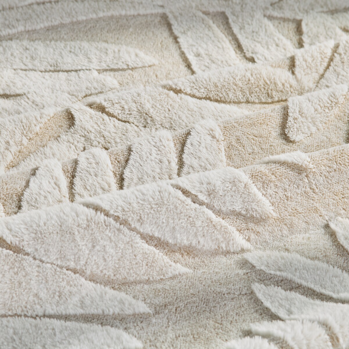 Drukowana futrzana narzuta na łóżko Valerina 180x200 cm