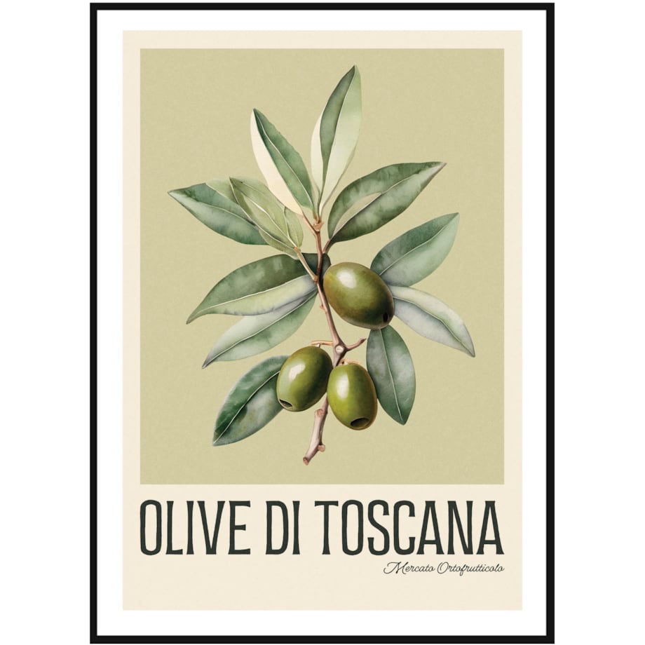 Poster Story, Plakat, Obraz - Toskańskie Oliwki