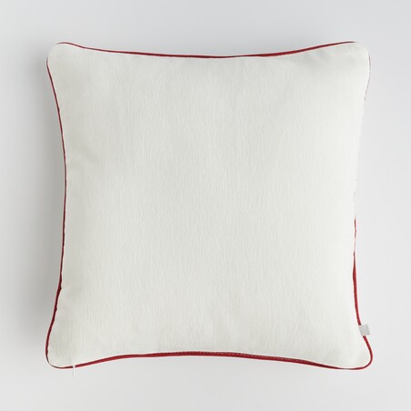 Poszewka dekoracyjna Poinsettia 45x45 cm z motywem gwiazdy betlejemskiej