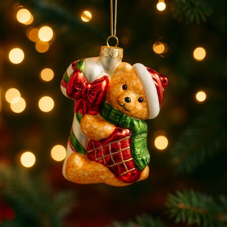 Bombka szklana Bero z motywem zwierzęcym