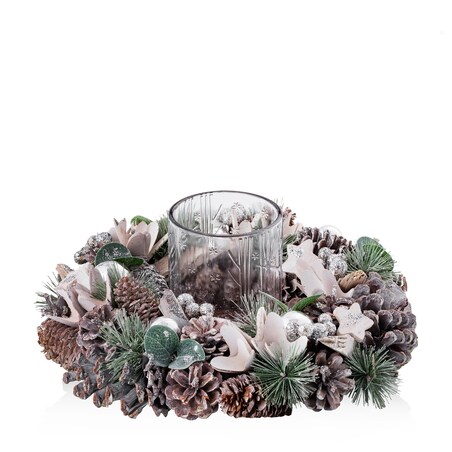 Świecznik Silver Forest